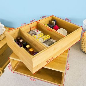 newest bamboo coffee pod drawer k cup drawer