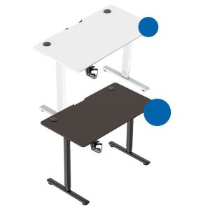 SPCC Steel/Iron Frame Dual Motor Stand Workbench Table for Home Office Computer