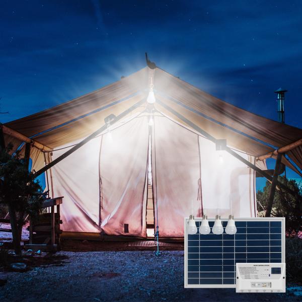 360° Beam Angle Solar Energy Light for Camping Portable Outdoor Power Generation System