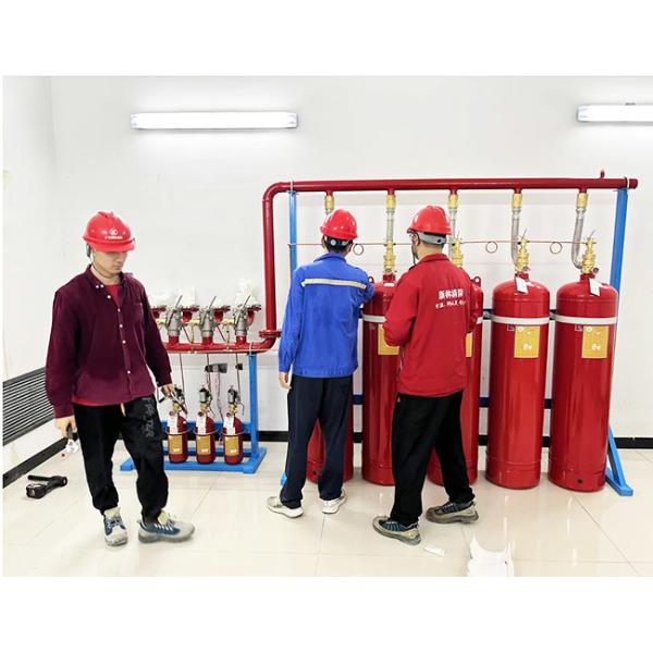 Quality Pipe Line FM200 Fire Extinguishing System Gas Fire Extinguisher with for sale