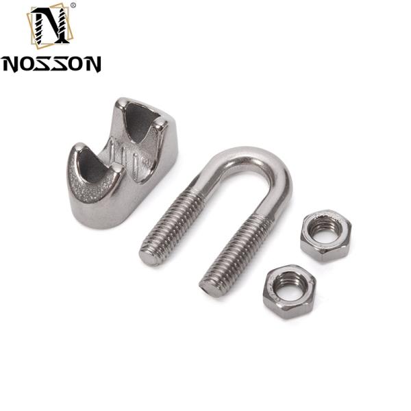 Double Pipe Clamps DIN741 for General Industry Manufacturing Customized Support OEM Stainless Steel Wire Rope Clip