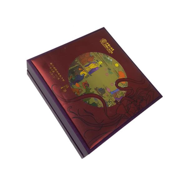 Cardboard Material Custom Size Lid & Bottom Structure Box Set with the Plastic