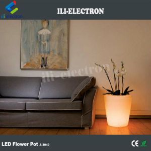 Remote Controlled Plastic LED Illuminated Flower Pot / Planter / Ice Bucket