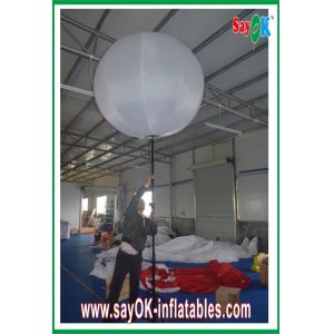 Showing Inflatable Stand Ball 190T Nylon Cloth With Logo Printing
