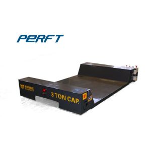 3 ton high flat low platform trackless transporter carts for material transporta