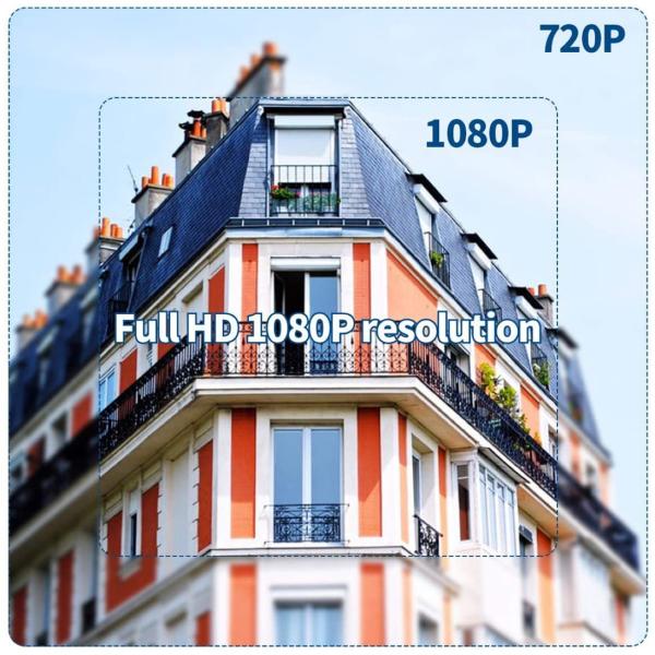 Surveillance Camera Waterproof Bullet Outdoor Camera 1080P with Night Version IP66(AK8641)