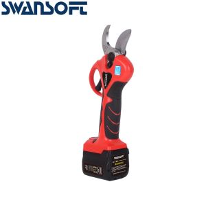 SWANSOFT Electric Pruning Shears Finger Protection Progressive Cutting Pruning