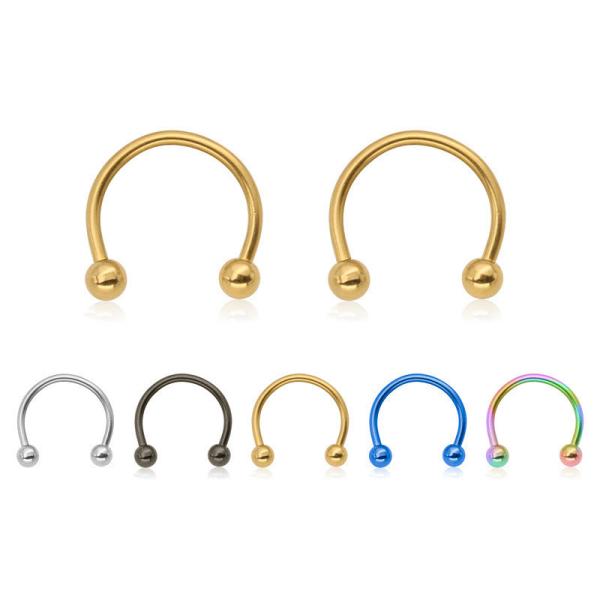 Custom made multi color nose ring body piercing jewelry factory
