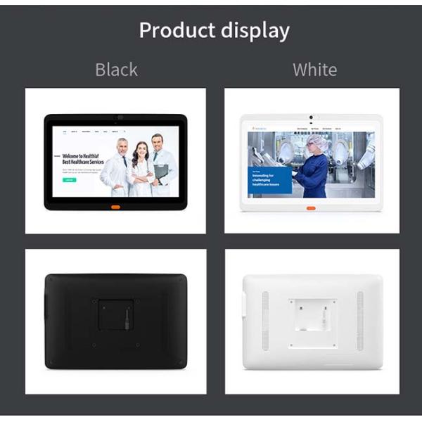Black Healthcare Digital Signage High Brightness 1920*1080 Resolution