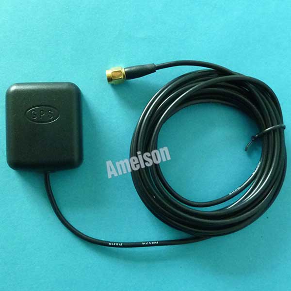 Outdoor/Indoor Magnetic Vehicle Navigation GPS Antenna with SMA Connecter 3m/5m Cable