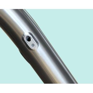 Titanium Alloy Bike Frame For Mountain Bike Internal Wiring Internal Brake Shock