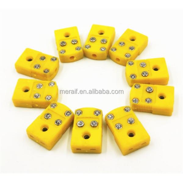 Female and male connectors,omega K type thermocouple connector J type Ttype