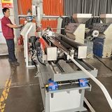 Omron Controlled Single Wall Corrugated Hose Making Machine for Smooth Precise