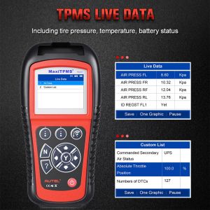 AUTEL MaxiTPMS TS601 TPMS Tool Automotive Tire Repair Tools Sensor Progarmming