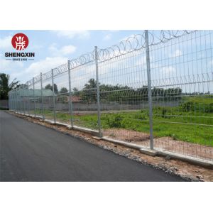 2.4M Height BRC Mesh Fence Easily Assembled Metal Welded