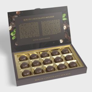 Wholesale Custom Printing Luxury Belgian Chocolate Praline Box Cardboard Material from china suppliers