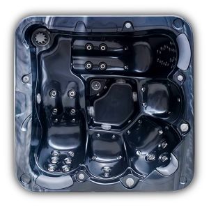 3 Seats 2 Loungers 380kg American Aristech Hot Tub With Hydrotherapy for Home