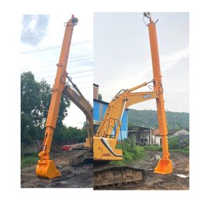 LG700 BS900 Excavator Telescopic Arm For Narrow Deep Digging Construction