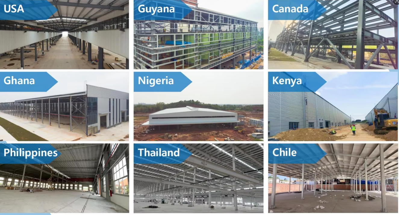 High-strength H-section Steel Structure Building with Corrosion Resistant Prefabricated Industrial Quick Installation