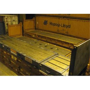 Wholesale 20GP Steel Dry Used Flat Rack Containers Various Colors For Shipping from china suppliers