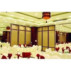 Removable Wall Restaurant Movable Room Partition MDF Board + Aluminium Material