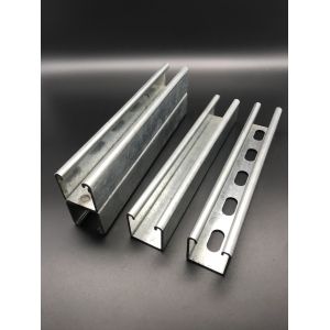 Zinc Plated Slotted Solid 41x41 41x62 Unistrut Channel