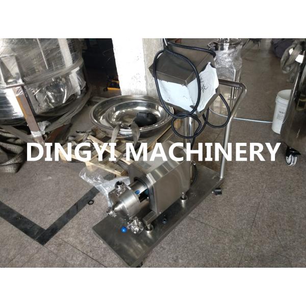 SS316L High Shear Dispersing Emulsifier Homogenizer Mixer Type Viscous Fluid