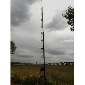 Hand Winch 30M Lattice Tower 11 Sectional Heavy Duty Mast