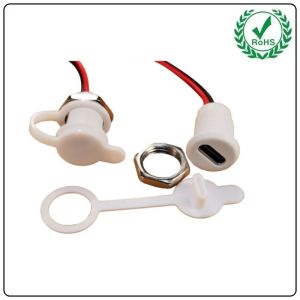 Wholesale Custom Threaded Panel Mount USB Type C Female Connector Cable Assembly USB C Charging Socket from china suppliers