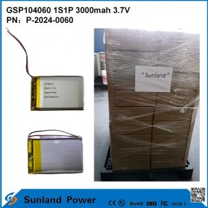 GSP104060 Lithium Polymer Battery Is Widely Used In Power Banks, Bluetooth