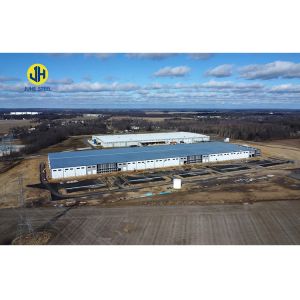 Feed Processing Metal Frame Steel Structure Workshop Building with and Sliding