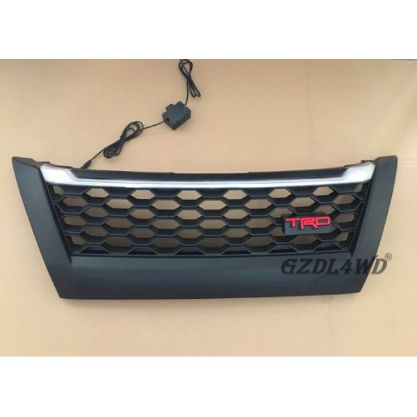 Matte Black TRD Front Grill With LED Lights For Toyota Fortuner 2018 / Fortuner