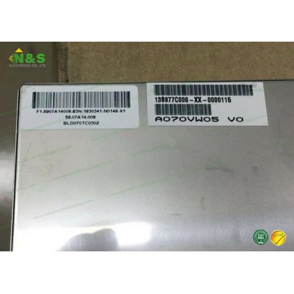 Full Color Car LCD Display , AUO 7 Inch LCM 400×234 Car Video Screen Monitor