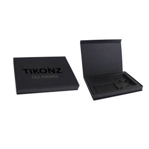 Hot Foil Stamping Luxury Cell Phone Packaging Box Matt Surface FSC