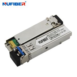 Hot Pluggable 1.25G SFP Module Dual Fiber SM 1310nm 20km LC DDM