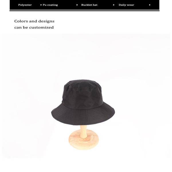 Plain Wave Unisex Recycled Polyester Bucket Hat