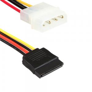 Wholesale Male Female Y SATA Hard Drive Cable Splitter Molex 4 Pin Durable from china suppliers
