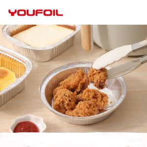Customized Logo Disposable Aluminum Foil Container 8inch with Preservation