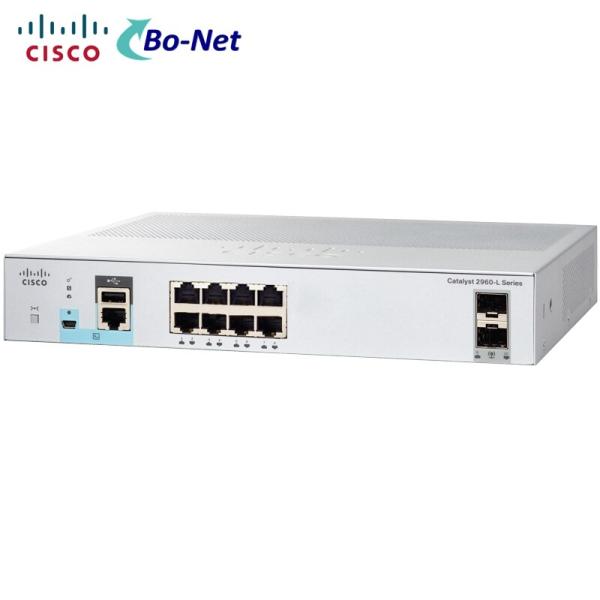 8 Port Gigabit Used Cisco Switches 2960 Series WS-C2960L-8TS-LL One Year