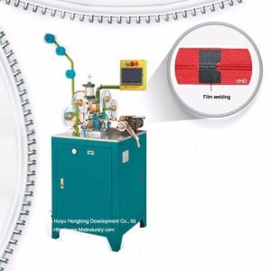 China Fully Automatic Plastic Zipper Welding Machine with 1200 pcs/hour Output 220V Power and Compact 1.10 × 0.99 × 1.85 m Dimensions on sale