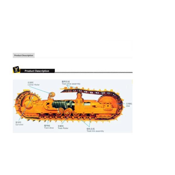 Excavator Undercarriage Parts Pc360-7 Top Roller Pc360 Excavator Drive Sprocket