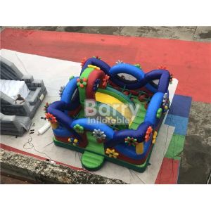 Tarpaulin Inflatable Bouncy Castle Children Flower Vegetable Inflatable Funcity