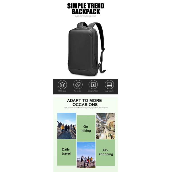 Custom Hard Shell Computer Backpack Men Multifunctional Business Backpack Wholesale