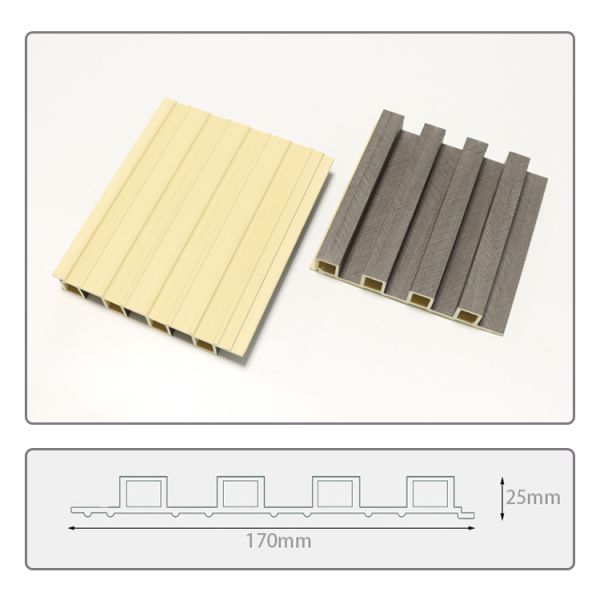 Easy to Install DIY Indoor WPC Wall Panel Interlocking Wall Decoration Cladding