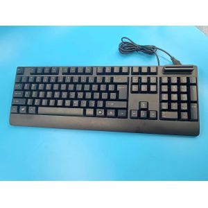 104 Keys USB Interface Multi-language Standard Wired Office with Smart Card