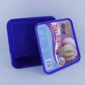 China Food Grade Ice Cream Paper Cup With Lid Tightly Sealed Disposable Bowls on sale