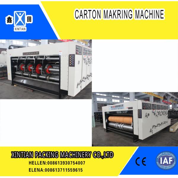 Quality Paper Industrial Printing  Die Cutting Machine With Multi Color Water Ink , Fully Automatically for sale
