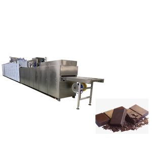PLC Control Compound Chocolate Moulding Machine 200kg/hour