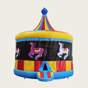 Unisex Castle 2024 Small Inflatable Rainbow Bounce House with Pool and Water