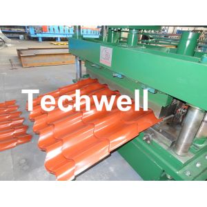 Color Steel Tile Roll Forming Machine For Roof Wall Cladding, Steel Roof Panel